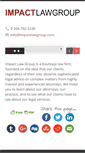 Mobile Screenshot of impactlawgroup.com